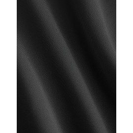 Solid Pleated Straight Leg Pants, Elegant Slant Pocket Draped Suit Pants, Women's Clothing