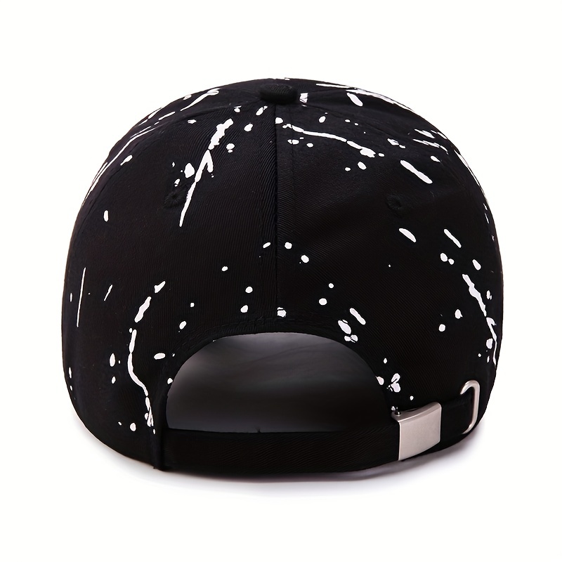 men baseball cap graffiti hip hop caps summer outdoor man male adjustable visor hat cotton cap sun protection details 2
