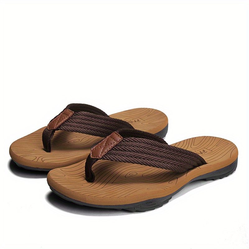 mens trendy outdoor beach slip on strap flip flops casual outdoor slippers with assorted colors details 5