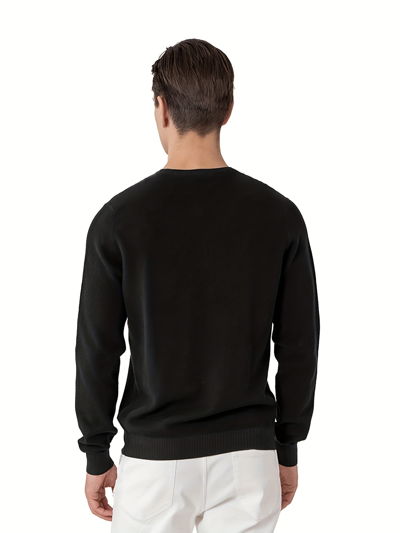 mens long sleeve solid henley tee casual v neck henley t shirt tops for men details 27