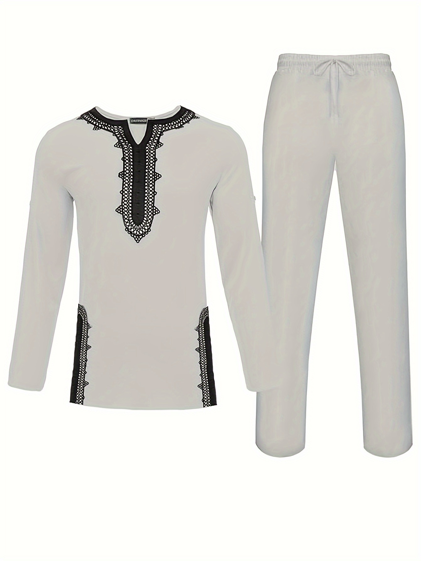 men’s two piece suits, men s two piece suits long sleeve tops pants set formal party african men dashiki suit shirt pants set traditional clothes formal dress details 10